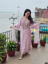 Dabka work A-line suit (Banaras edit)